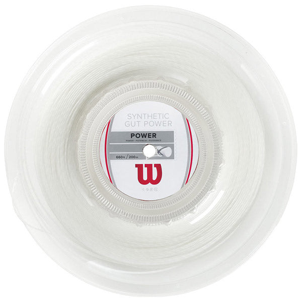 Wilson Synthetic Gut Power 16G Reel 660' (White) Wilson