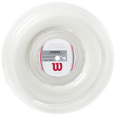 Wilson Synthetic Gut Power 16G Reel 660' (White) Wilson