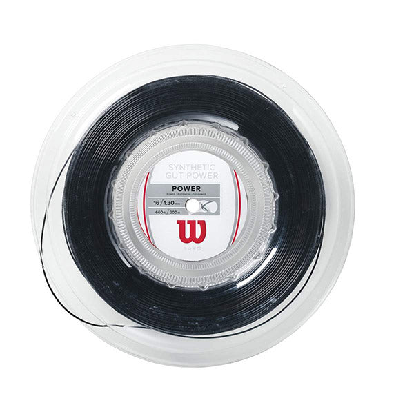 Wilson Synthetic Gut Power 17G Reel 660' (Black)