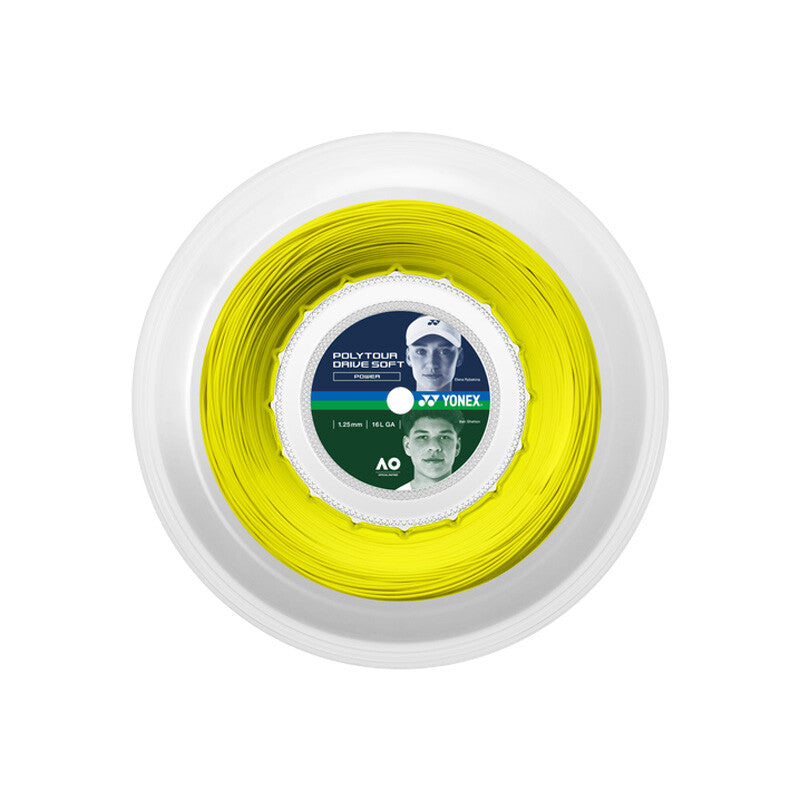 Yonex Polytour Drive Soft 125 16L Reel 656' (Yellow) Yonex