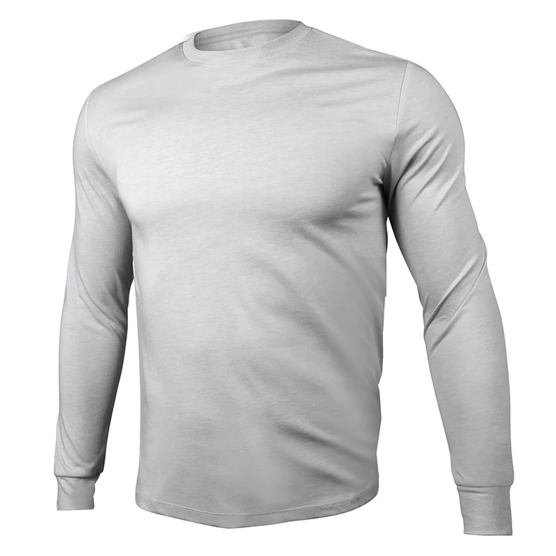 2Undr All Day Long Sleeve Hooded Crew (M) (Grey)