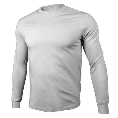 2Undr All Day Long Sleeve Hooded Crew (M) (Grey)