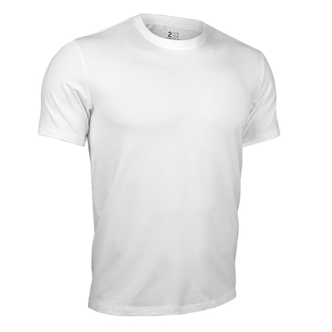 2Undr Crew Neck Tee Shirt (White)