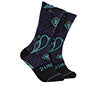 2Undr Flex Crew Sock (Peacock Paisley)