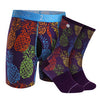 2Undr Swing Shift Brief Sock Pack (Pina Colada)
