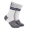2Undr Sport Crew Sock (White)
