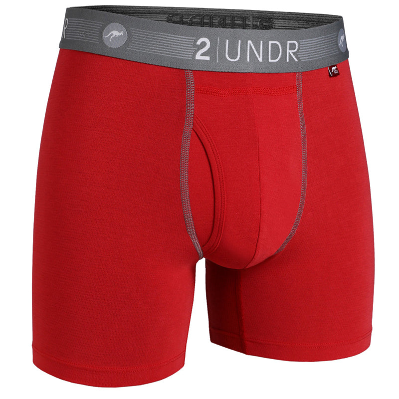 2Undr Flow Shift Boxer Brief (Red) 2UNDR