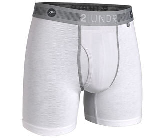 2Undr Flow Shift Boxer Brief (White)