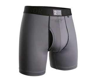 2Undr Power Shift Boxer Brief (Grey)