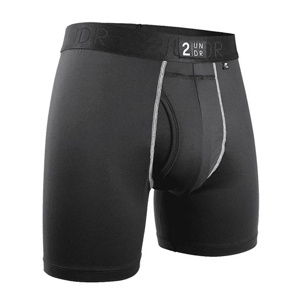 2Undr Power Shift Boxer Brief (Black)