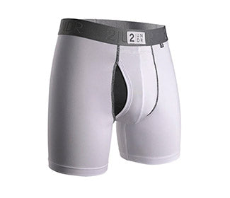 2Undr Power Shift Boxer Brief (White)
