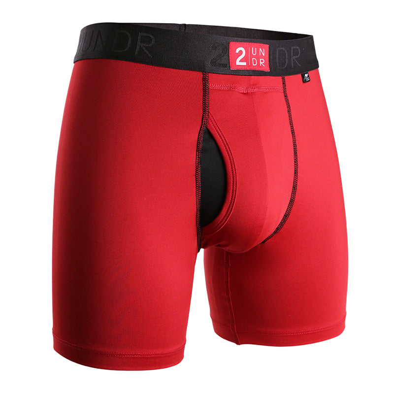 2Undr Power Shift Boxer Brief (Crimson)
