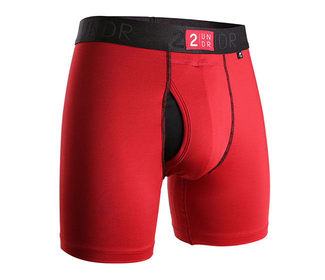 2Undr Power Shift Boxer Brief (Crimson)