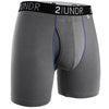 2Undr Swing Shift Boxer Brief (Grey/Blue)