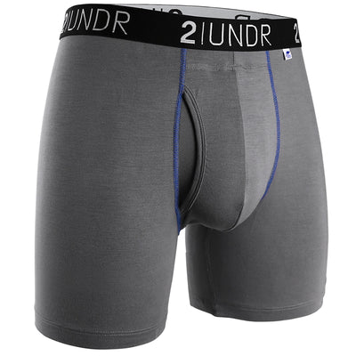 2Undr Swing Shift Boxer Brief (Grey/Blue)
