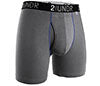 2Undr Swing Shift Boxer Brief (Grey/Blue)