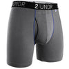 2Undr Swing Shift Boxer Brief (Grey/Blue)