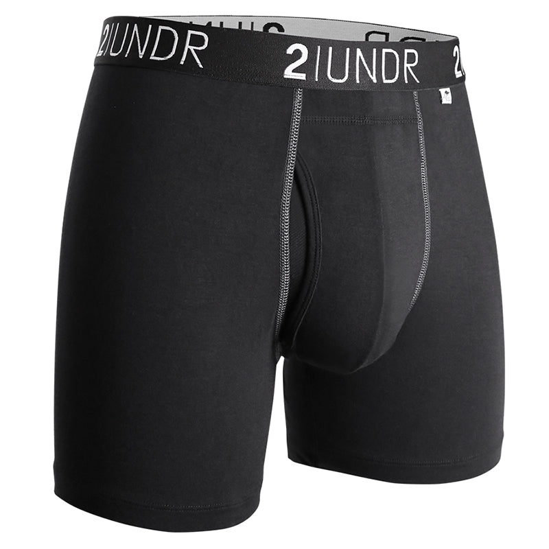 2Undr Swing Shift Boxer Brief (Black) 2UNDR