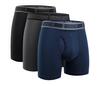 2Undr Sport Shift Boxer Brief 3 Pack (Stealth/Charcoal/Azul)