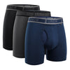 2Undr Sport Shift Boxer Brief 3 Pack (Stealth/Charcoal/Azul)