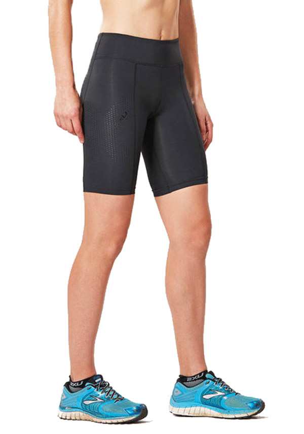 2Xu Mid-Rise Compression Short (W) (Black)