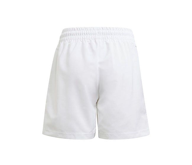 Adidas Boys Club 3 Stripe Short (White)
