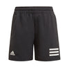 Adidas Boys Club 3 Stripe Short (Black)