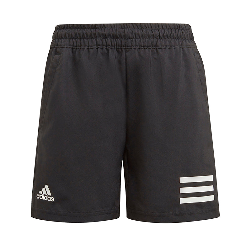 Adidas Boys Club 3 Stripe Short (Black)