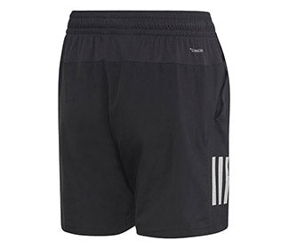 Adidas Boys Club 3 Stripe Short (Black)