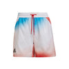 Adidas Boys Printed Short (White/Red)