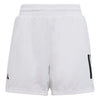 Adidas Boys Club 3 Stripe Short (White)