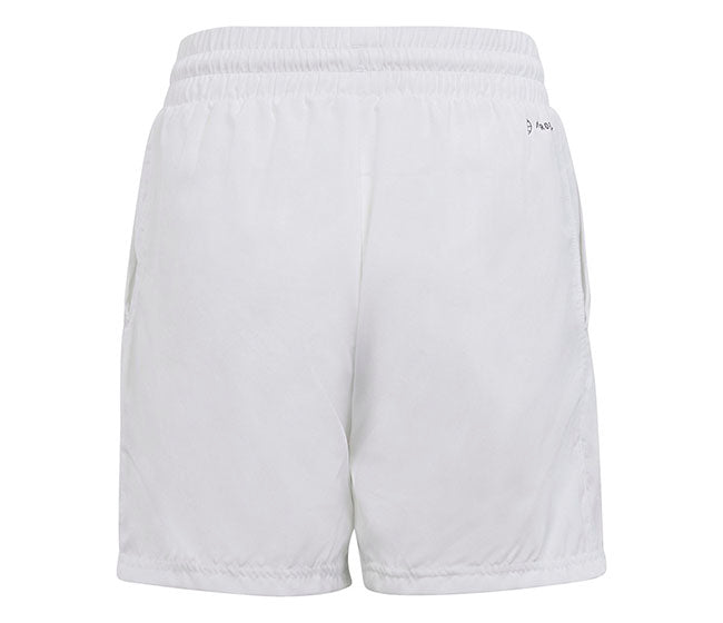 Adidas Boys Club 3 Stripe Short (White)