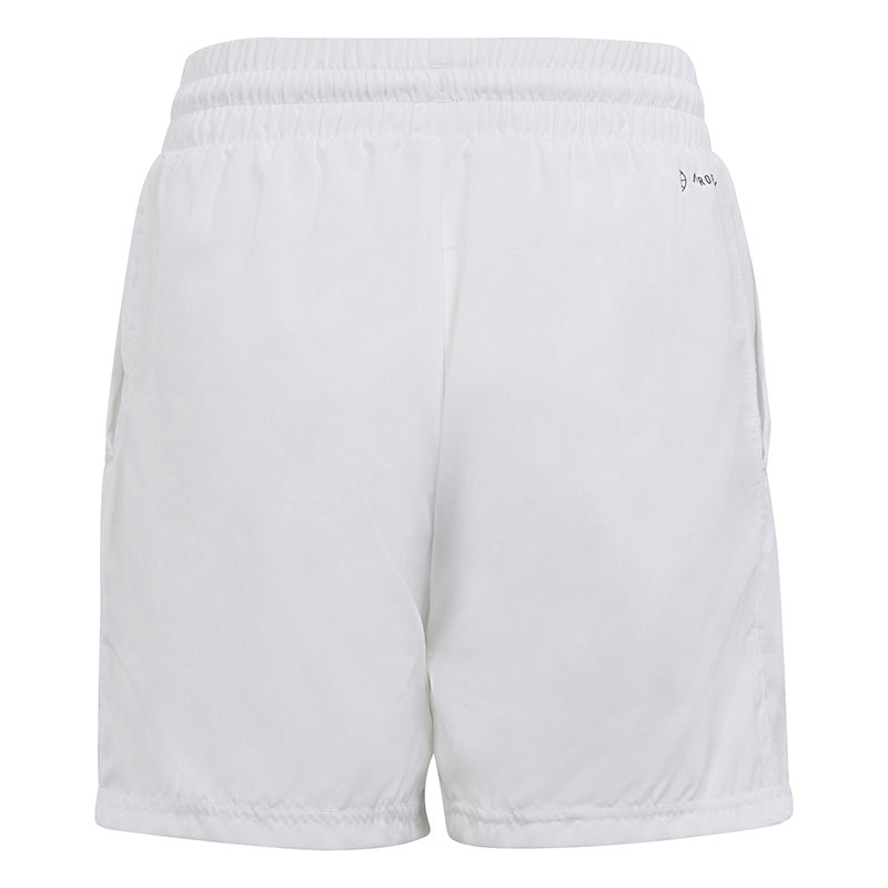 Adidas Boys Club 3 Stripe Short (White)