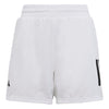 Adidas Boys Club 3 Stripe Short (White)