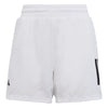 Adidas Boys Club 3 Stripe Short (White)