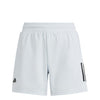 Adidas Boys Club 3 Stripe Short (Halo Blue)