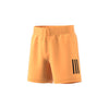 Adidas Boys Club 3 Stripe Short (Hazy Orange)