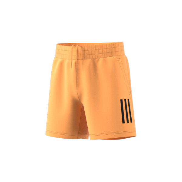 Adidas Boys Club 3 Stripe Short (Hazy Orange)
