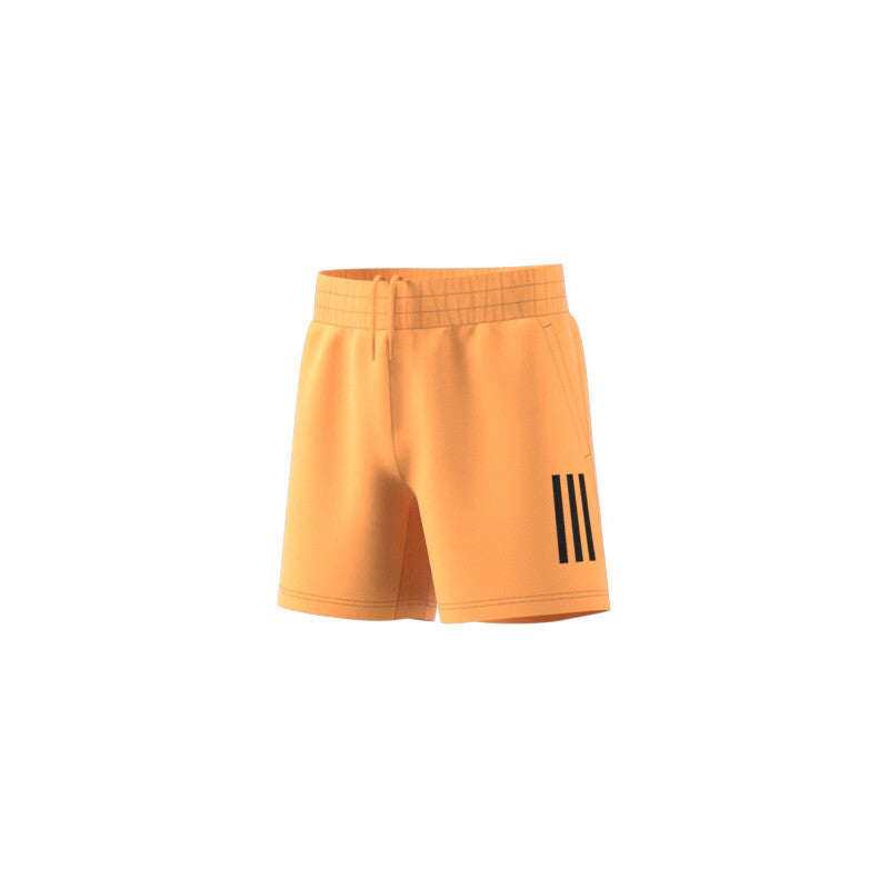 Adidas Boys Club 3 Stripe Short (Hazy Orange)