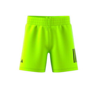 Adidas Boys Club 3 Stripe Short (Lucid Lemon)