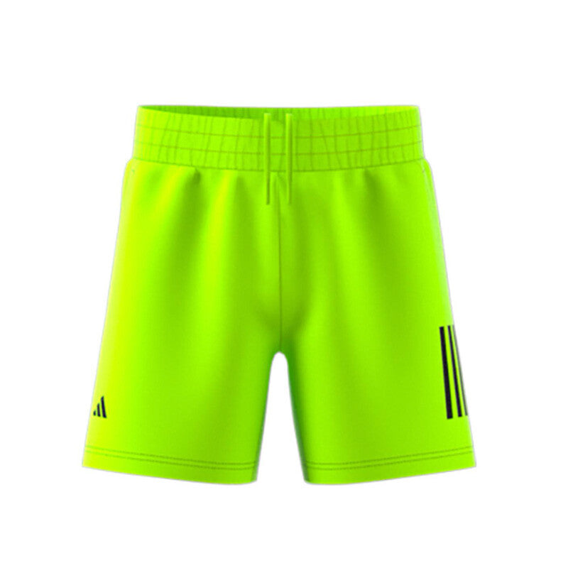 Adidas Boys Club 3 Stripe Short (Lucid Lemon)