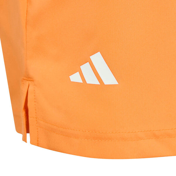 Adidas Boys' Club 3 Stripes Short (Pure Orange)