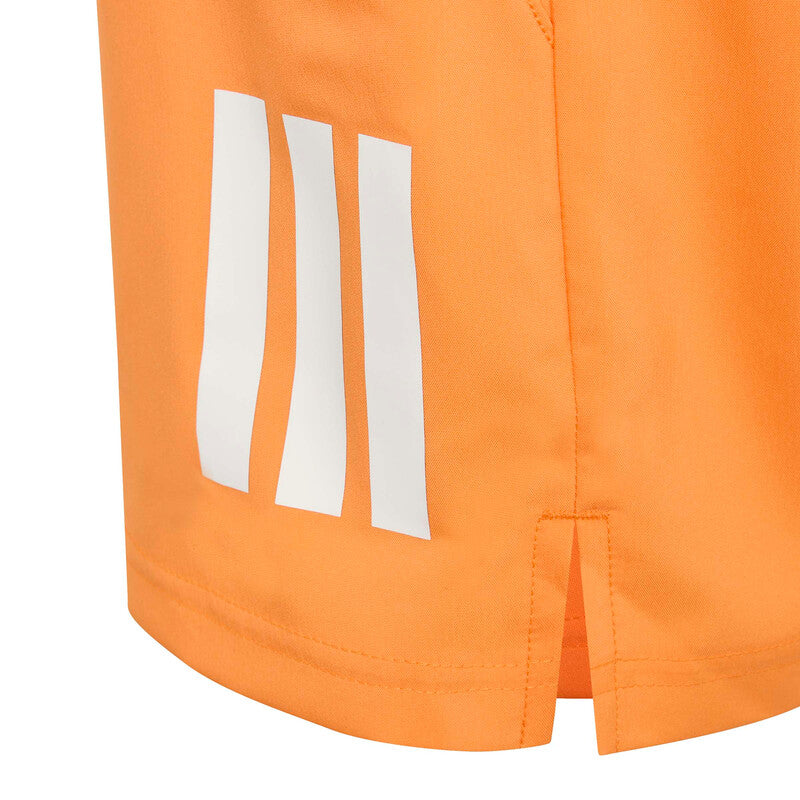 Adidas Boys' Club 3 Stripes Short (Pure Orange)