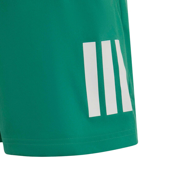 Adidas Boys' Club 3 Stripes Short (Semi Court Green) Adidas