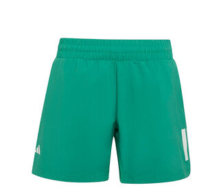 Adidas Boys' Club 3 Stripes Short (Semi Court Green)