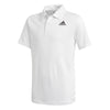 Adidas Boys Club Polo (White)