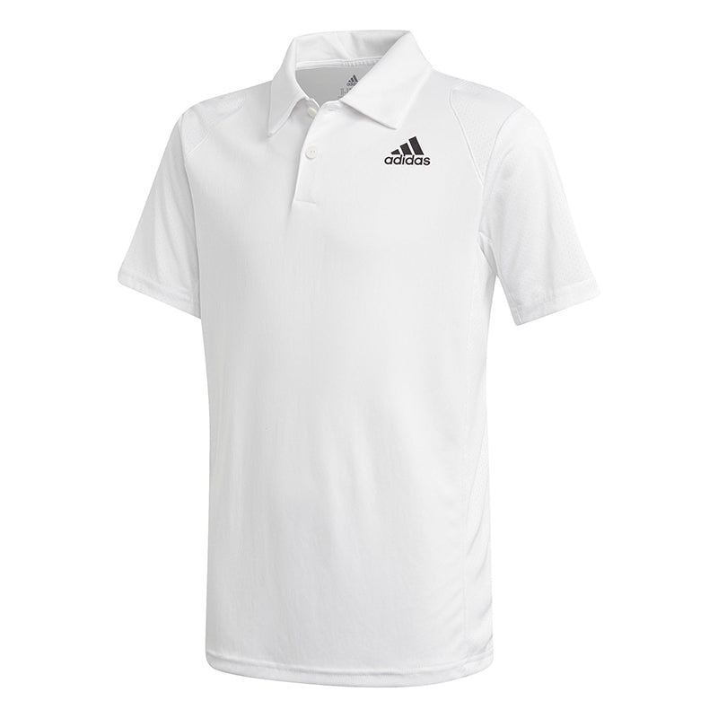 Adidas Boys Club Polo (White)