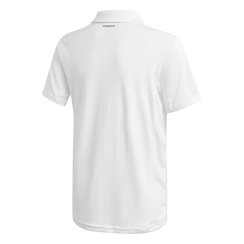 Adidas Boys Club Polo (White)