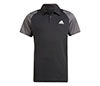 Adidas Boys Club Polo (Black/Grey)