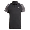 Adidas Boys Club Polo (Black/Grey)